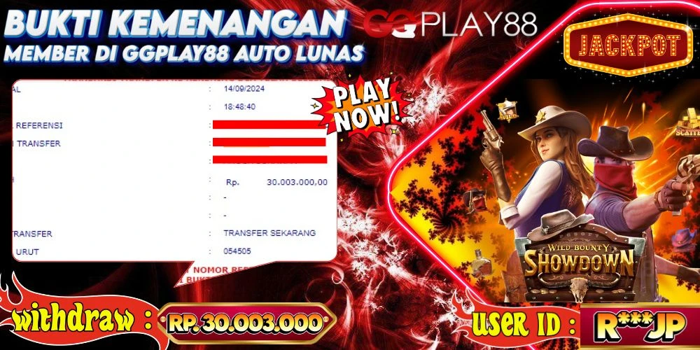 BUKTI KEMENANGAN GGPLAY88 14/09/2024