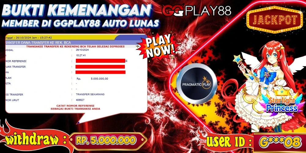 🎁BUKTI WITHDRAW PLAYER AKTIF HARI INI,, SELAMAT KEPADA PLAYER SETIA GGPLAY88 🎁