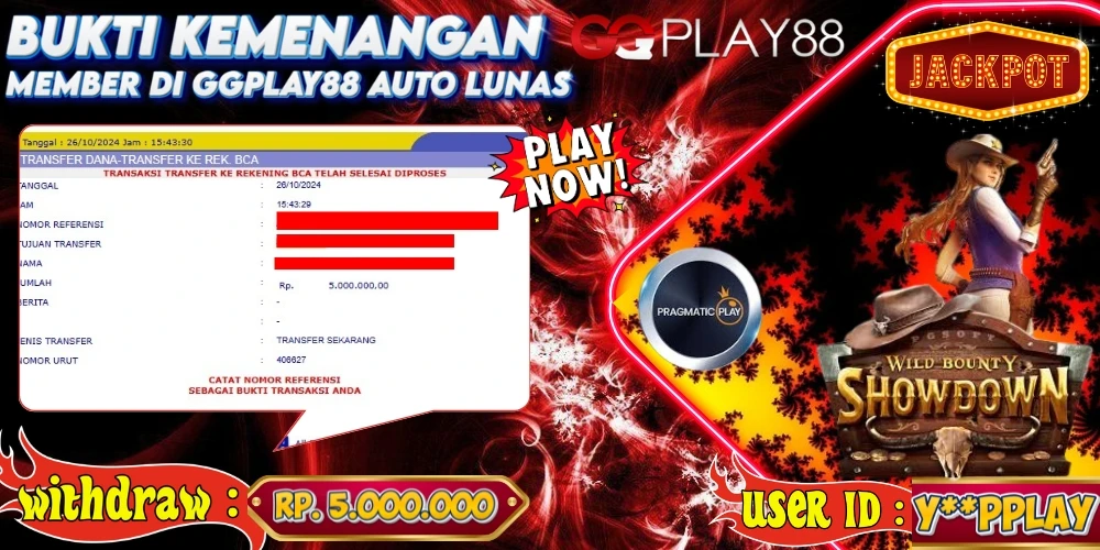 🎁BUKTI WITHDRAW PLAYER AKTIF HARI INI,, SELAMAT KEPADA PLAYER SETIA GGPLAY88 🎁