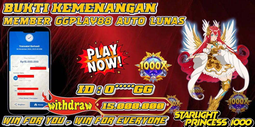 🎁BUKTI WITHDRAW PLAYER AKTIF HARI INI,, SELAMAT KEPADA PLAYER SETIA GGPLAY88 🎁