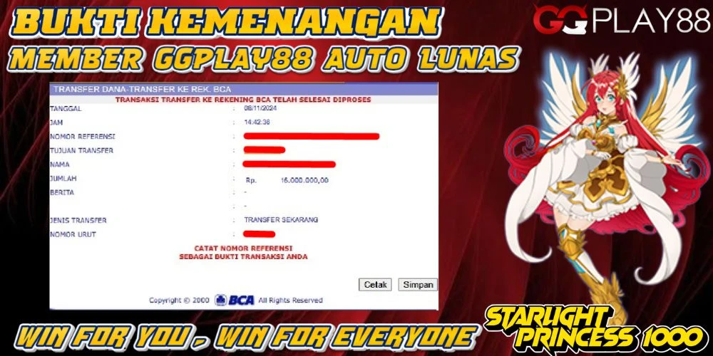 🎁BUKTI WITHDRAW PLAYER AKTIF HARI INI,, SELAMAT KEPADA PLAYER SETIA GGPLAY88 🎁