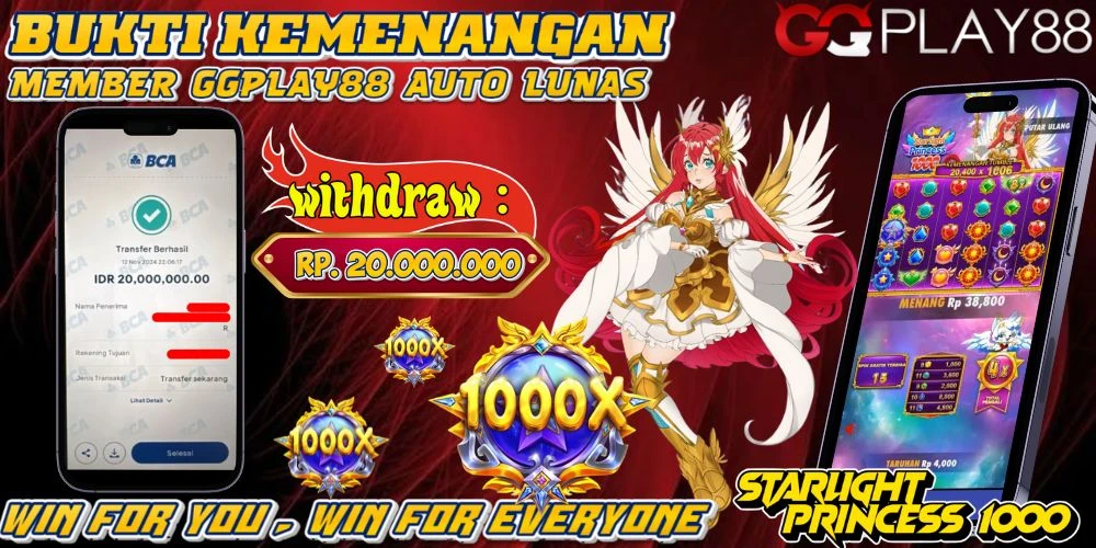 🎁BUKTI WITHDRAW PLAYER AKTIF HARI INI,, SELAMAT KEPADA PLAYER SETIA GGPLAY88 🎁