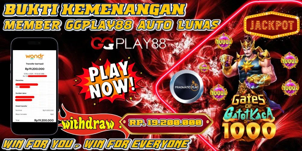 🎁BUKTI WITHDRAW PLAYER AKTIF HARI INI,, SELAMAT KEPADA PLAYER SETIA GGPLAY88 🎁