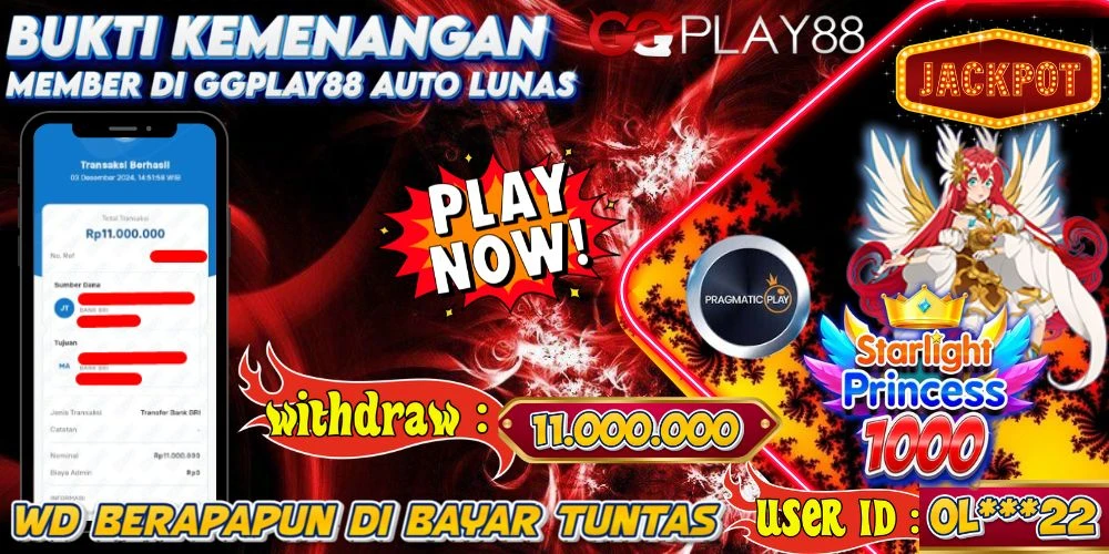 🎁BUKTI WITHDRAW PLAYER AKTIF HARI INI,, SELAMAT KEPADA PLAYER SETIA GGPLAY88 🎁