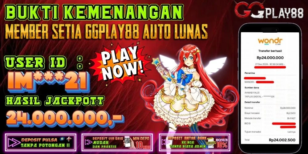 🎁BUKTI WITHDRAW PLAYER AKTIF HARI INI,, SELAMAT KEPADA PLAYER SETIA GGPLAY88 🎁