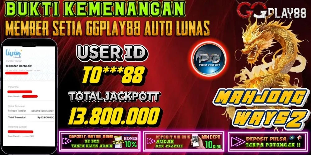 🎁BUKTI WITHDRAW PLAYER AKTIF HARI INI,, SELAMAT KEPADA PLAYER SETIA GGPLAY88 🎁