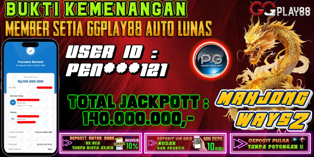 🎁BUKTI WITHDRAW PLAYER AKTIF HARI INI,, SELAMAT KEPADA PLAYER SETIA GGPLAY88 🎁