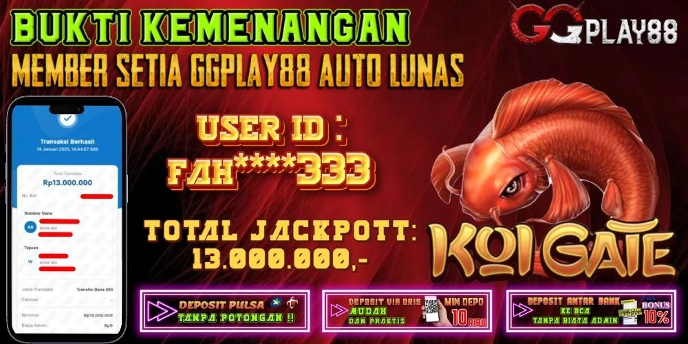 🎁BUKTI WITHDRAW PLAYER AKTIF HARI INI,, SELAMAT KEPADA PLAYER SETIA GGPLAY88 🎁