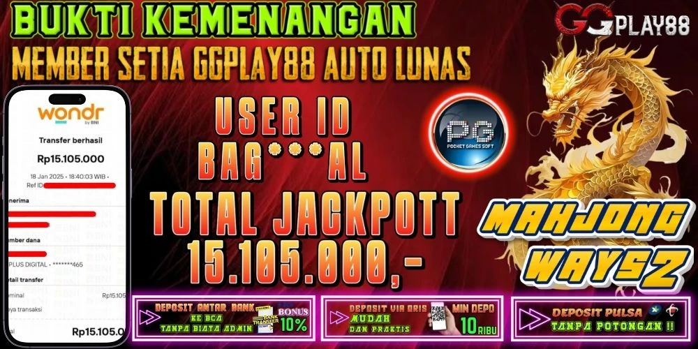 🎁BUKTI WITHDRAW PLAYER AKTIF HARI INI,, SELAMAT KEPADA PLAYER SETIA GGPLAY88 🎁