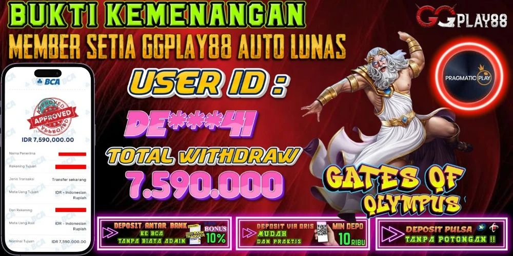 🎁BUKTI WITHDRAW PLAYER AKTIF HARI INI,, SELAMAT KEPADA PLAYER SETIA GGPLAY88 🎁