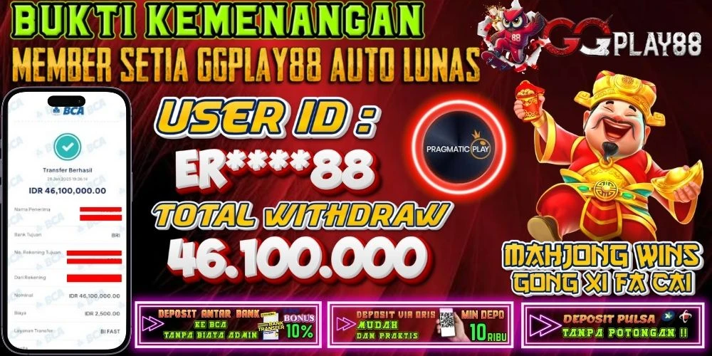 🎁BUKTI WITHDRAW PLAYER AKTIF HARI INI,, SELAMAT KEPADA PLAYER SETIA GGPLAY88 🎁