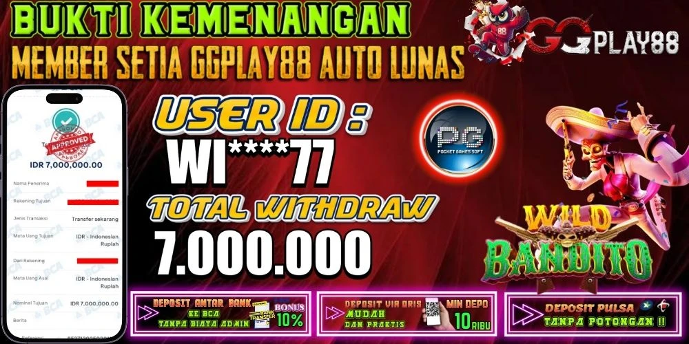 BUKTI KEMENANGAN WILD BANDITO