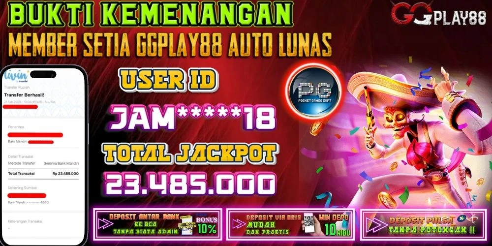 SELAMAT KEPADA PLAYER SETIA GGPLAY88  "jam*****18*