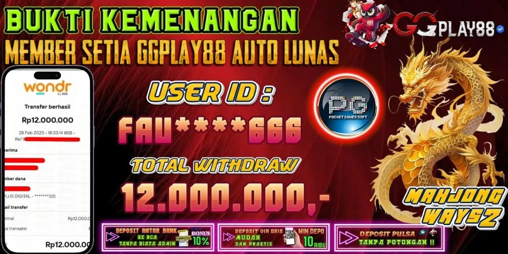 BUKTI WITHDRAW PLAYER AKTIF HARI INI MAHJONG WAYS 2