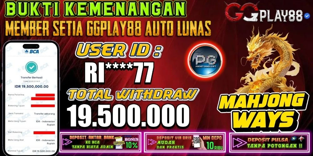 BUKTI KEMENANGAN MAHJONG WAYS