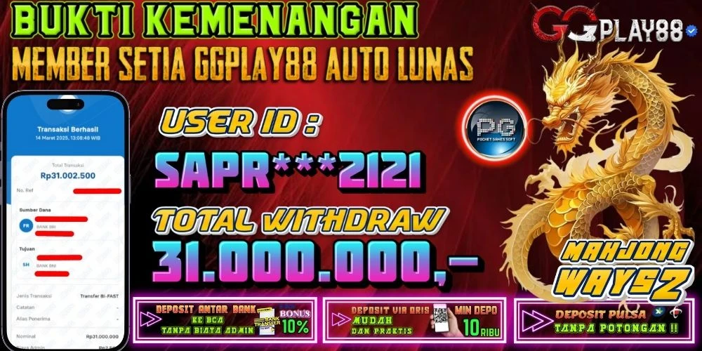 kemenangan jackpot paus di mahjong ways2 hari ini