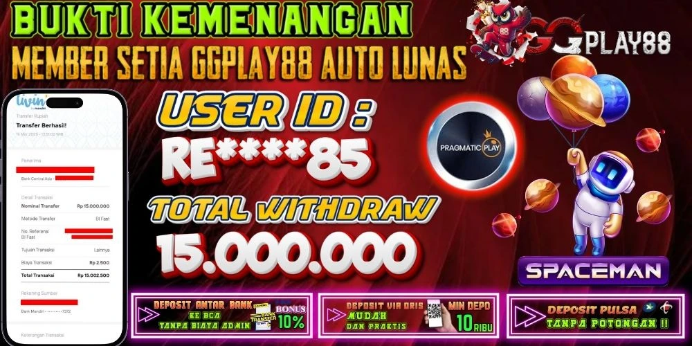 BUKTI KEMENANGAN SPACEMAN