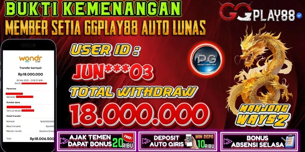 BUKTI WD MAHJONG 2 WAYS 18JT